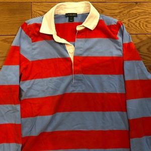 J Crew Red & Blue Rugby - Medium